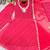 Mustard faux georgette digital print work with real mirror work kids kurta set