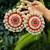 handmade shubh labh beads decorative hanging golden beads border crystal work home hanging (pack of 2)