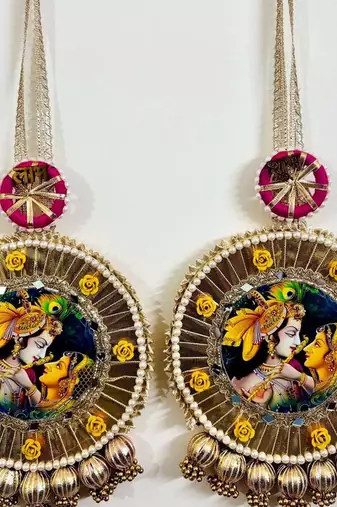 handmade hanging traditional design decorative for home wall decoration (pack of 2)