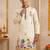 Men multicolor synthetic silk hand work & machine embroidery work navratri kurta set