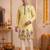 Men multicolor synthetic silk hand work & machine embroidery work navratri kurta set