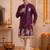 Men multicolor synthetic silk hand work & machine embroidery work navratri kurta set