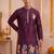 Men multicolor synthetic silk hand work & machine embroidery work navratri kurta set