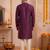 Men multicolor synthetic silk hand work & machine embroidery work navratri kurta set