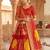 new fancy pure  bhandej lehanga dress