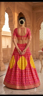 new rajasthani bhandhni lehaga choli dress 3