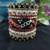  handcrafted kundan & mirror work thread bangle set