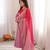 Lilac Purple Roman Silk Anarkali Gown with Real Sequence Work & Kota Dupatta 