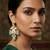 traditional kundan drop earrings