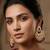 chandbali style kundan chandelier earrings with drops