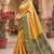 Aarna heritage yellow cotton silk saree