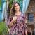 Floral Embellished Kurta Paired With Afghani Trouser & Dupatta