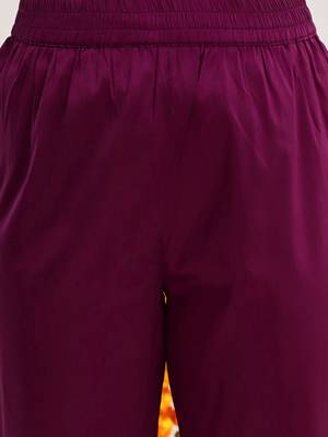 Woven Design Panelled Kurta & Trousers With Dupatta 3