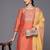 Women Embroidered Sequinned Kurta with Trousers & With Dupatta