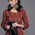 Women Rust Floral Printed Pure Cotton Kurta with Palazzos