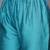 Turquoise Blue Thread Embroidered Yoke Kurta with Trouser with Printed Dupatta