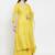Women Yellow Solid Kurti with Palazzos & Dupatta