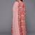 Women Peach-Coloured Floral Printed Empire Gotta Patti Pure Cotton Kurta with Trousers & With