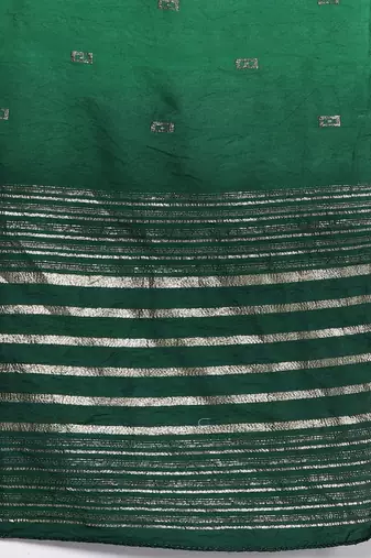 Women Green Ethnic Motifs Embroidered Kurta with Trousers & Dupatta