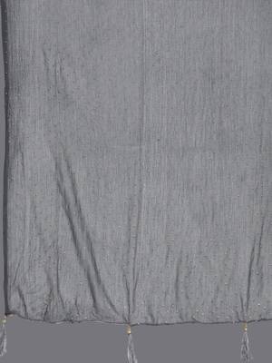 Floral Embroidered Mandarin Collar Straight Kurta with Trousers & Dupatta 4
