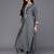Floral Embroidered Mandarin Collar Straight Kurta with Trousers & Dupatta