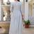 Ethnic Motifs Embroidered Empire Anarkali Kurta with Trouser & Dupatta