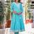 Thread Embroidered Anarkali Kurta With Trouser & Dupatta