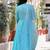 Thread Embroidered Anarkali Kurta With Trouser & Dupatta