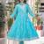 Thread Embroidered Anarkali Kurta With Trouser & Dupatta