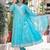 Thread Embroidered Anarkali Kurta With Trouser & Dupatta