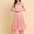 Pink Floral Printed Regular Kurta with Trousers