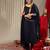 Woven Design Shoulder Straps Anarkali Kurta & Trousers With Dupatta