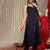 Woven Design Shoulder Straps Anarkali Kurta & Trousers With Dupatta