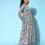Printed Silk Georgette Kurta with Trousers