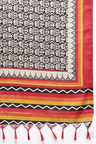 Women Ethnic Motifs Embroidered Sequinned Kurta with Trousers & With Dupatta