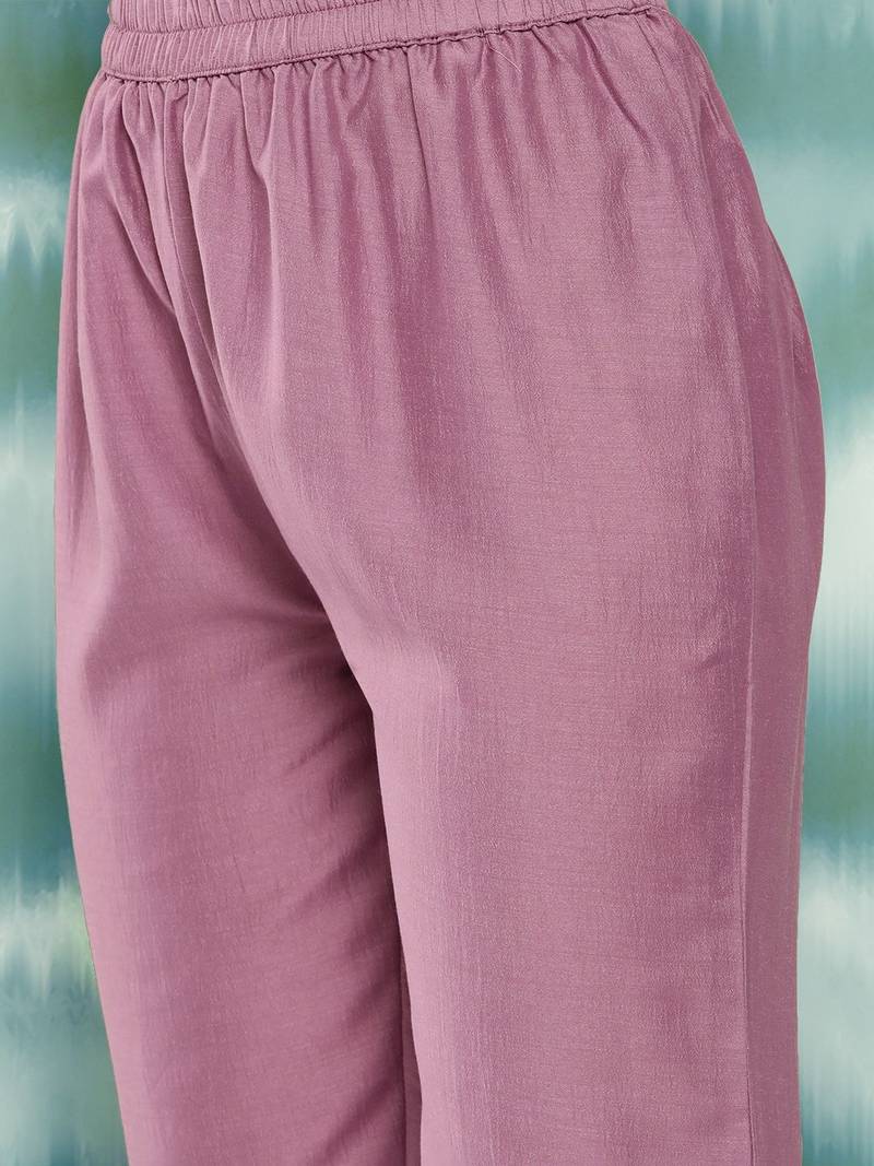 Women Ethnic Motifs Embroidered Sequinned Kurta with Trousers & With Dupatta