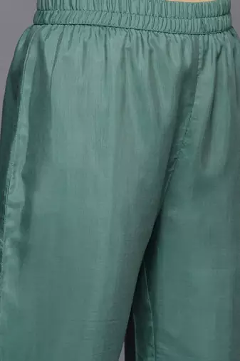 Printed Regular Kurta With Trousers & With Dupatta