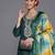 Floral Zari Embroidered Kurta With Trousers & Dupatta