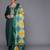 Floral Zari Embroidered Kurta With Trousers & Dupatta