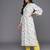 Floral Printed Regular Thread Work Kurta With Trousers & Dupatta