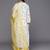 Floral Printed Regular Thread Work Kurta With Trousers & Dupatta
