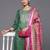 Women Ethnic Motifs Embroidered Kurta with Trousers & With Dupatta