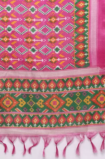 Women Ethnic Motifs Embroidered Kurta with Trousers & With Dupatta
