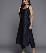 Women Abstract Printed Kurta with Trousers & With Dupatta