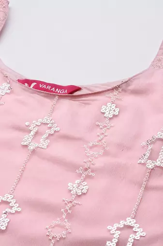 Women Ethnic Motifs Embroidered Sequinned Kurta with Trousers & Dupatta
