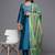 Ethnic Motifs Yoke & Woven Design Straight Kurta with Trousers & With Dupatta