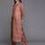 Women Peach-Coloured Ethnic Motifs Printed Kurta with Trousers