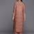 Women Peach-Coloured Ethnic Motifs Printed Kurta with Trousers