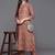 Women Peach-Coloured Ethnic Motifs Printed Kurta with Trousers