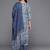 Women Blue Ethnic Motifs Printed Pure Cotton Kurta with Trousers & Dupatta